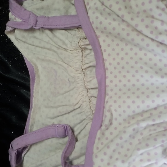 VICTORIA'S SECRET ANGEL SLEEP TOP S PURPLE POLKA DOT - Picture 5 of 5